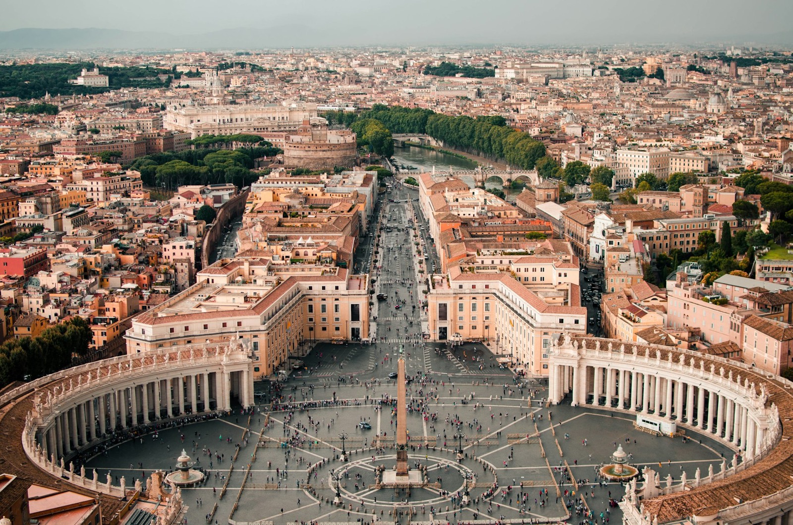 Roma vista dall'alto, centro storico